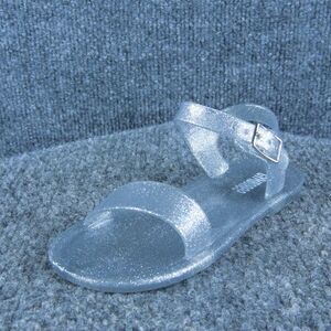 Gymboree Girls‎ Gladiator Size T 9 Medium Shoes Clear Synthetic Buckle